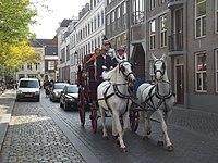 Een antieke paardenkoets ter gelegenheid van de Open Monumentendag