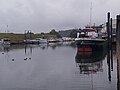 Museumschip Minna in de haven van Boizenburg