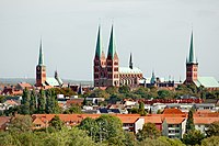 Lubeck, de facto capital of the Hanseatic League Lubeck - panoramio.jpg