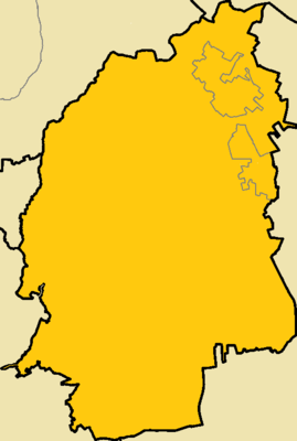 Location map Latsia municipality with quarters