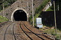 Die Eisenbahnlinie von der Maurienne nach Modane bei Freney