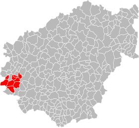 Localisation de Communauté de communesdu Pays de l'Yssandonnais