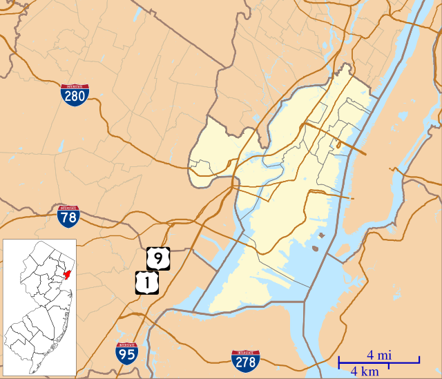 Hoboken Terminal is located in Hudson County, New Jersey