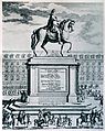 Louis XIV on Place Louis-le-Grand in Paris, engraving by Pierre Lepautre, c.1700