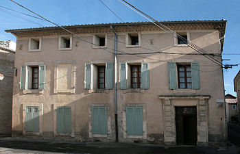 La maison natale de Louis Giraud à Pernes-les-Fontaines.