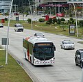 Metrobus, the new public transport system, currently under implementation