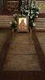 Tombe de Junípero Serra, Mission San Carlos Borromeo, Carmel, Californie.