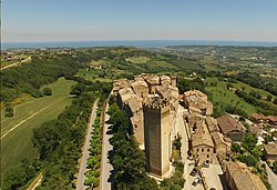 Skyline of Moresco