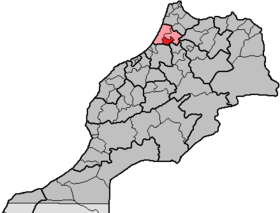 Localisation de Province de Sidi Slimane