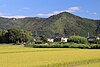 北側の山麓から望む雨生山（2018年9月16日撮影）