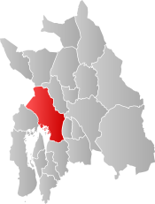 Oslo surrounded by Viken county