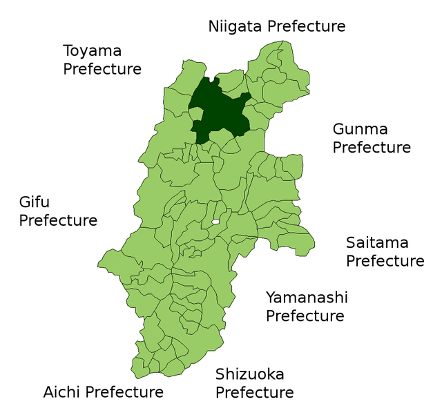 長野市位置圖
