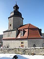 Kirche mit Ausstattung, Kirchhof, Einfriedung