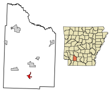Nevada County Arkansas Incorporated and Unincorporated areas Willisville Highlighted 0575770.svg