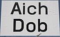 Ortstafel Aich – Dob