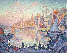 El puerto de Saint-Tropez, 1907, Museo Folkwang, Essen.