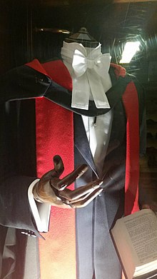 A PhD gown at the University of Cambridge, one of the world's oldest and most prestigious universities Ph.D. gown, Cambridge University.jpg