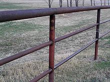 metal farm fence