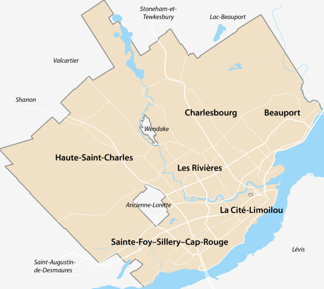 Quebecum urbs: situs