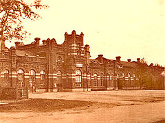 Довоенное здание Великолукского железнодорожного вокзала