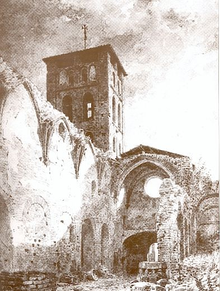 Monaĥejo de Ripoll. 1835