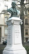 Rodolphe Töpffer, statue à Genève