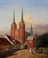 La cathédrale de Roskilde, Jørgen Roed (1833-1838), ARoS Aarhus Kunstmuseum.