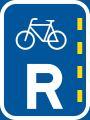 R304: Radfahrspur*