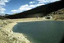 The Scofield Reservoir Dam, Utah Scofield.jpg