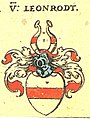 Das Wappen der Familie Leonrodt in Siebmachers Wappenbuch