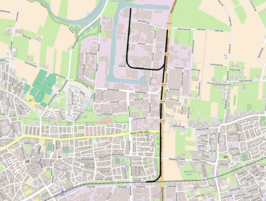 Stamlijn Elzenburg op de kaart