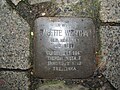 der Stolperstein für Babette Werthan