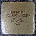 Stolperstein für Frederik Cohn