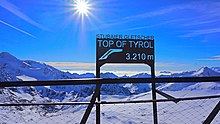 Blick vom TOP OF TYROL Richtung Süden