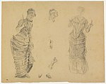 Study for Three Women with Parasols