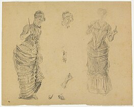 Study for Three Women with Parasols