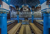 El Ghriba synagogue in Djerba is an important site for Jewish pilgrimage. Synagogue de la Ghriba Djerba 11.jpg