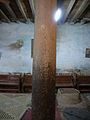 Säule in der Kirche des Hl. Menas mit dem Nameszug Christi