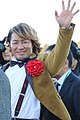 棚橋弘至（レース当日、中山競馬場）