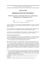 Miniatuur voor Bestand:The Representation of the People (Provision of Information Regarding Proxies) Regulations 2013 (UKSI 2013-3199 qp).pdf