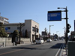 新栃木駅入口交差点付近