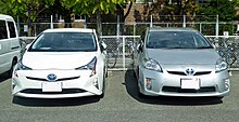 The Toyota Prius is the world's all-time top-selling hybrid, and also in both Japan and the U.S. Toyota PRIUS (ZVW30&ZVW50) trimmed.jpg