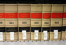 Volumes of the United States Reports United States Reports.jpg