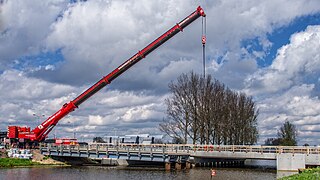 Telescoopkraan van de divisie Wagenborg Nedlift