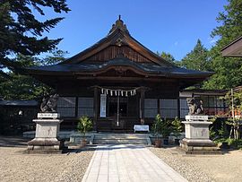 谷地八幡宮・拝殿