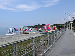 Zamboanga City proper, RT Lim Boulevard with vinta boats