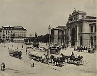 Bahnhofplatz nach 1882