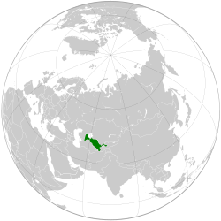 Location of Oʻzbekiston