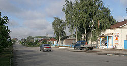 A street in the selo of Baltay, the administrative center of Baltaysky District