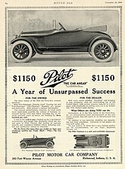 1916 Pilot 6-45 Double Cowl Roadster - Motor Age